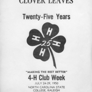 Clover leaves. Vol. 12, no. 1. July 25, 1950