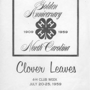 Clover leaves. [Golden anniversary edition, July 24, 1959]