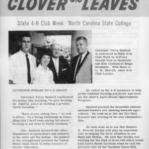Clover leaves. July 26, 1961
