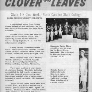 Clover leaves. July 28, 1961 [July 27, 1961]
