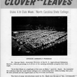 Clover leaves. July 24, 1962
