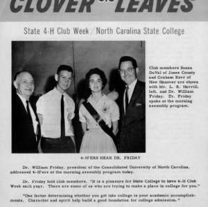 Clover leaves. July 25, 1962