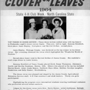 Clover leaves. July 23, 1964