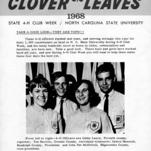 Clover leaves. July 22, 1968