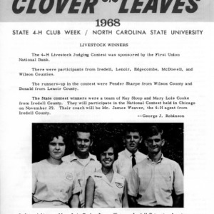 Clover leaves. July 23, 1968