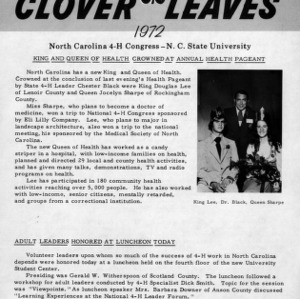 Clover leaves. July 26, 1972