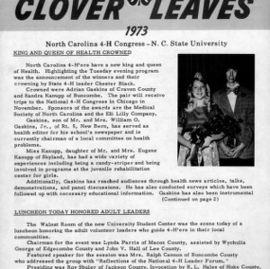 Clover leaves. July 25, 1973