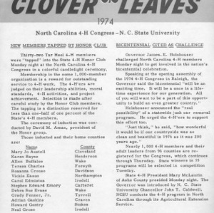 Clover leaves. July 23, 1974