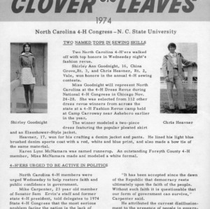 Clover leaves. July 25, 1974