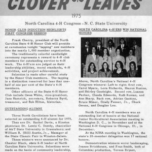 Clover leaves. July 21, 1975