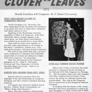 Clover leaves. July 24, 1975