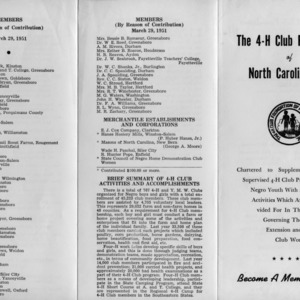 4-H club foundation of North Carolina, Inc.