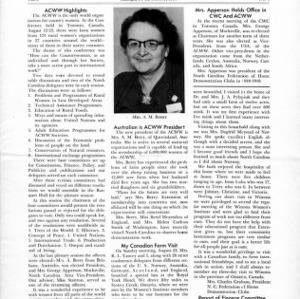 North Carolina Federation of Home Demonstration Clubs news letter 8, no. 4