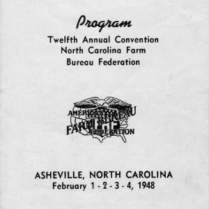 Program, twelfth annual convention North Carolina Farm Bureau Federation