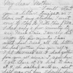 Letter from Azariah Graves Thompson, a student at North Carolina College of Agriculture and Mechanic Arts, to his mother, September 23, 1905