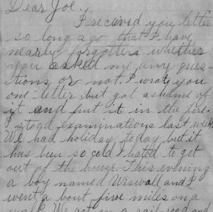Letter from George Bullock to Joe, March 26, 1894