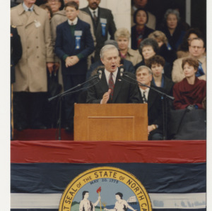 James B. Hunt Inauguration speech, 1993