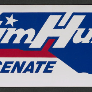 Jim Hunt Campaign Sticker