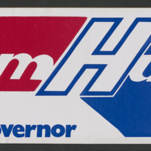 Jim Hunt for Governor Campaign Sticker