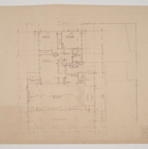 G. Milton Small Residence -- First Floor Plan