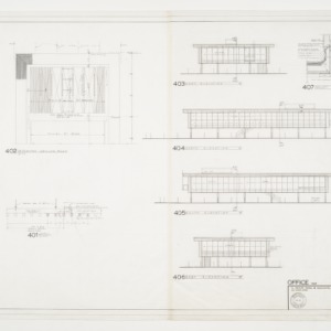 G. Milton Small Architects Office -- Ceiling Plan and Elevations