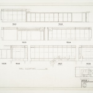 G. Milton Small Architects Office -- Wall Elevations