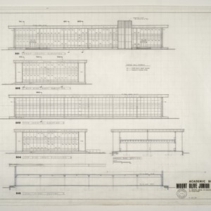 Mount Olive Junior College -- Academic Building Sections and Elevations