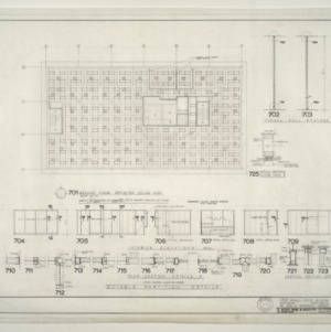 IBM Branch Office Building -- Second Floor Ceiling Plan and Movable Partition Details