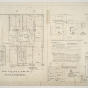 Home Security Life Insurance Building -- Detail Plan South of Column Line