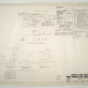 NCSU Student Supply Store -- Telephone Riser and Monitoring Diagram