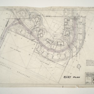NC State College Fraternity Housing -- Plot Plan, North Portion