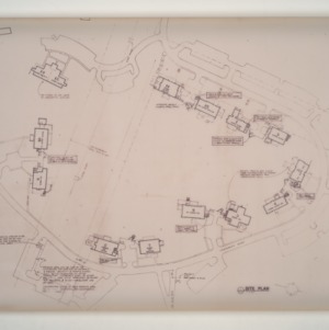 NC State College Fraternity Housing, Renovations -- Site Plan