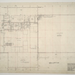 Gregory-Poole Equipment Co. Sales and Service Building -- Main Floor Plan