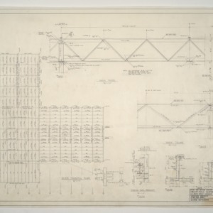 Gregory-Poole Equipment Co. Sales and Service Building -- Roof Framing and Truss Details