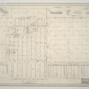 Gregory-Poole Equipment Co. Sales and Service Building -- Electrical Diagram - Main Floor