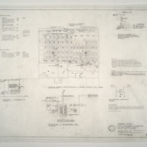 Sir Walter Chevrolet Company -- Parts Building Renovation and Service Shed - Lighting Fixture Schedule and Wiring Diagram