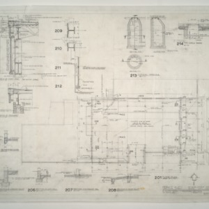Sir Walter Chevrolet Company -- Service Shed Floor Plan (2)