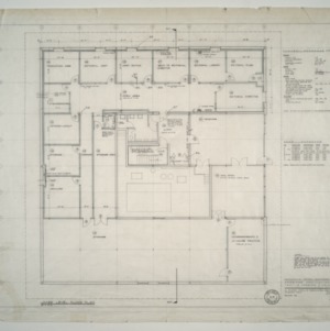 National Headquarters for American Association of Textile Chemists and Colorists -- Lower Level Floor Plan