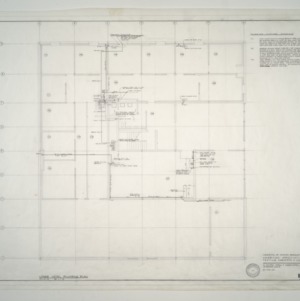 National Headquarters for American Association of Textile Chemists and Colorists -- Lower Level Plumbing Plan