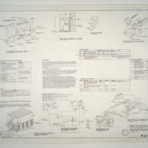National Headquarters for American Association of Textile Chemists and Colorists -- HAC Unit Schedule, Diagrams