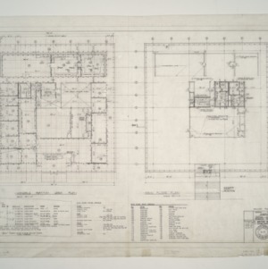 National Headquarters for American Association of Textile Chemists and Colorists -- Movable Partition Layout Plan, Main Floor Plan