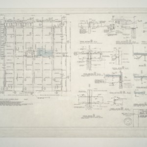 National Headquarters for American Association of Textile Chemists and Colorists -- Main Floor Framing Plan