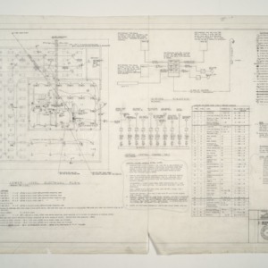 National Headquarters for American Association of Textile Chemists and Colorists -- Lower Level Electrical Plan