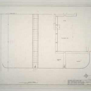 St. Stephen's Episcopal Church and Chapel -- Chapel and Fellowship Hall Base Plan