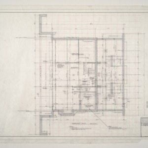 Mr. and Mrs. Frank Anderson Residence -- Basement Plan
