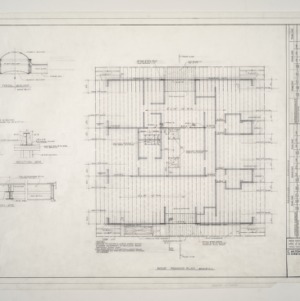 Mr. and Mrs. Frank Anderson Residence -- Roof Framing Plan and Painting Schedule