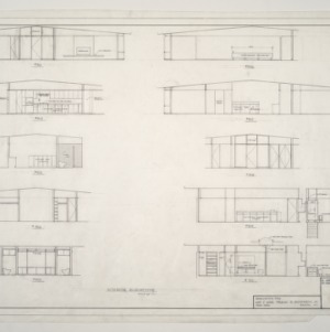 Mr. and Mrs. Frank Anderson Residence -- Interior Elevations