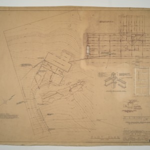 J. Gregory Poole and Mrs. Poole Residence -- Plot Plan