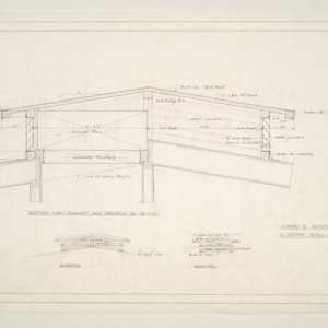 Howard E. Manning Residence -- Section Through Exhaust Fan Housing