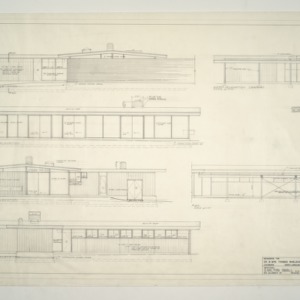 Thomas Wheless Residence -- West, South, East, North Elevations